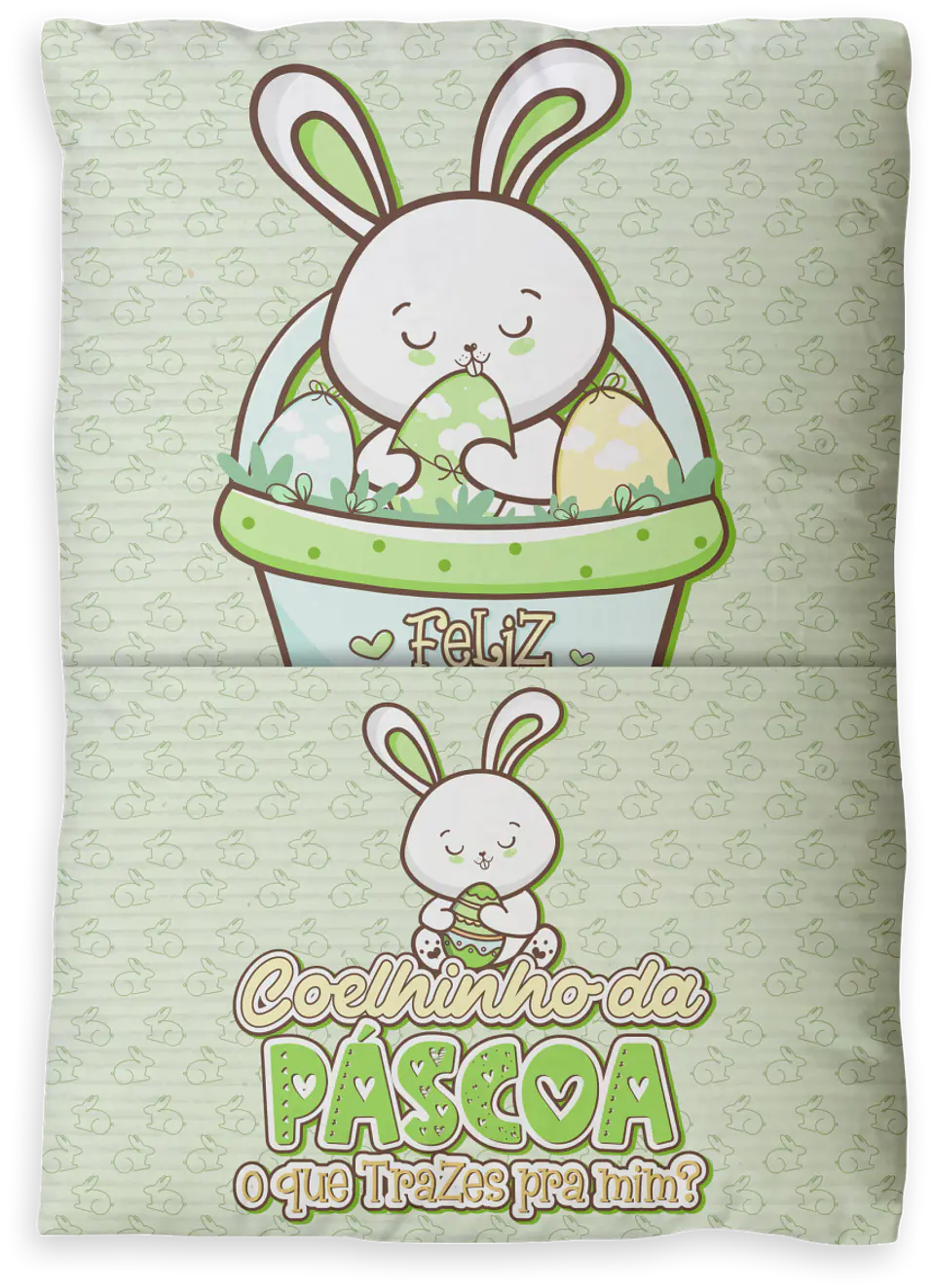 Almofadinha com Bolso para páscoa 5