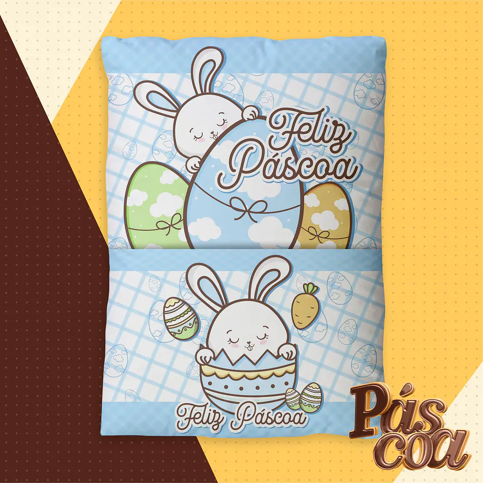 Almofadinha com Bolso para páscoa 8
