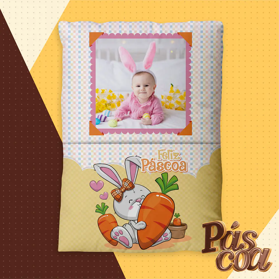 Almofadinha com Bolso para páscoa 14