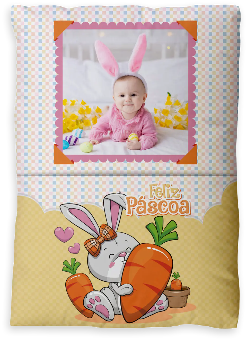 Almofadinha com Bolso para páscoa 15