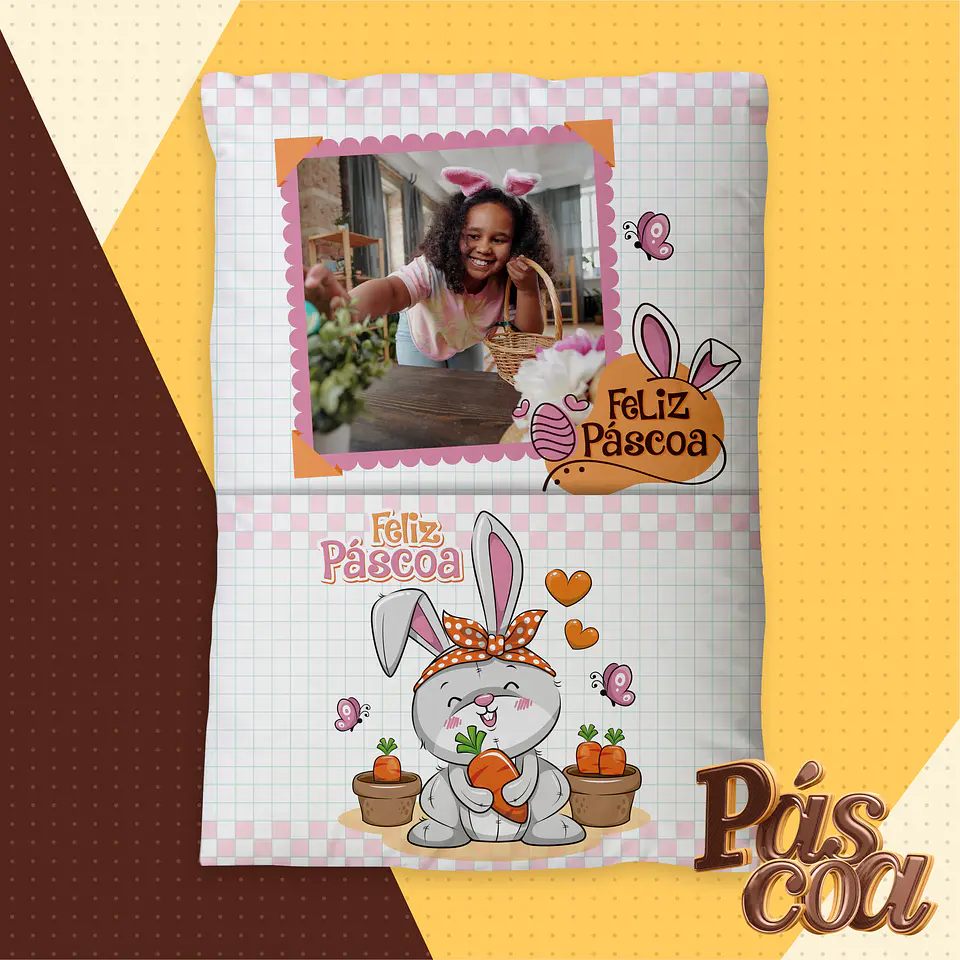Almofadinha com Bolso para páscoa 18