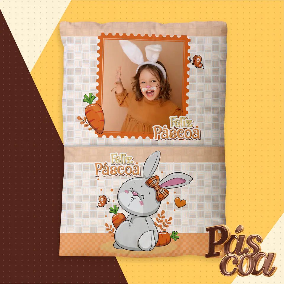 Almofadinha com Bolso para páscoa 22