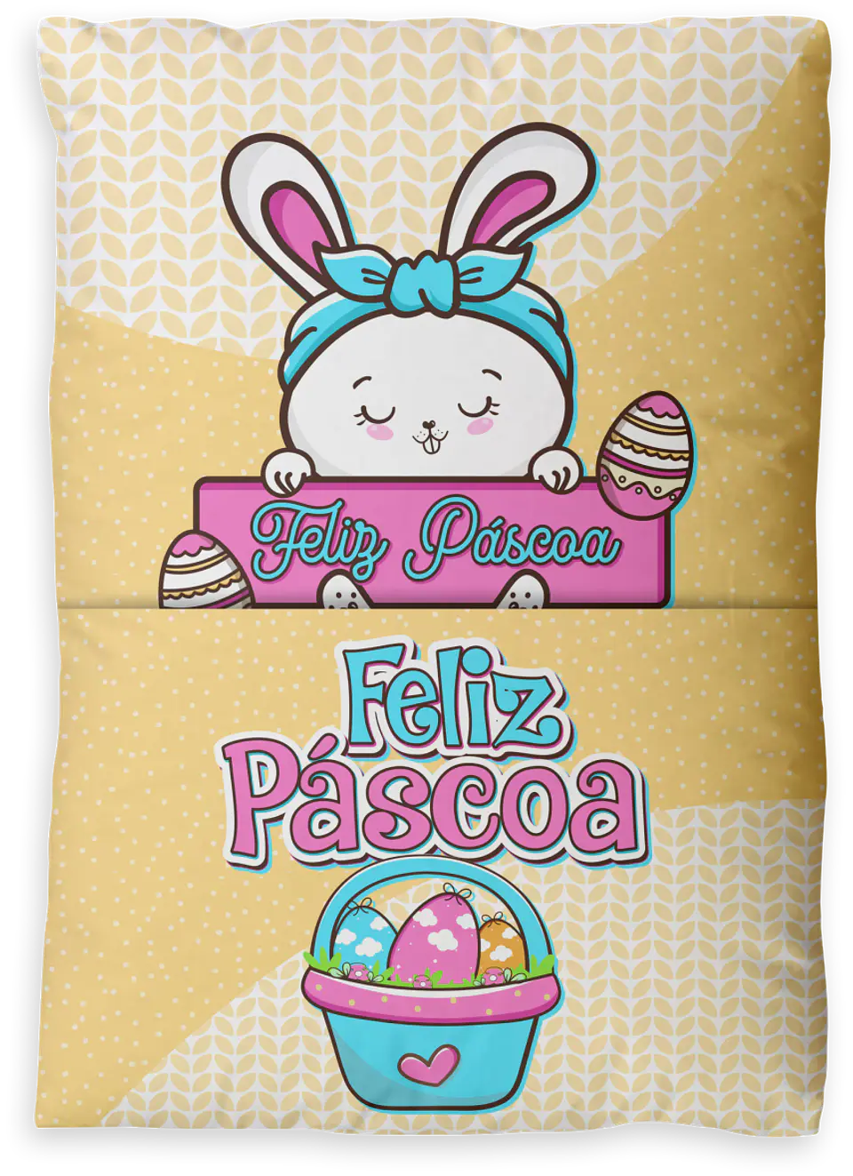 Almofadinha com Bolso para páscoa 27