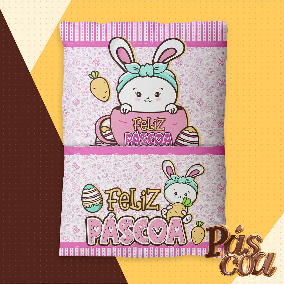 Almofadinha com Bolso para páscoa 30