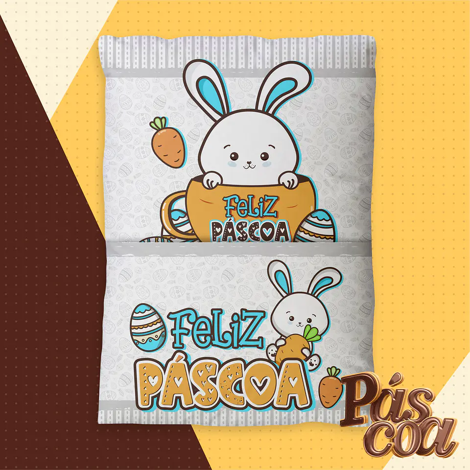 Almofadinha com Bolso para páscoa 32