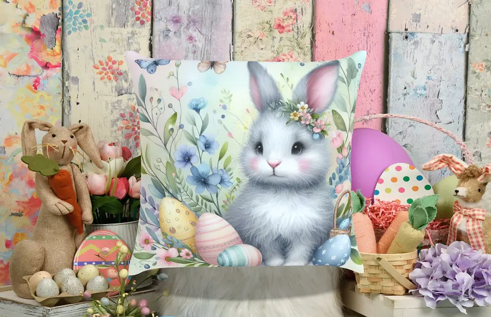 Vintage Easter Pillow 2