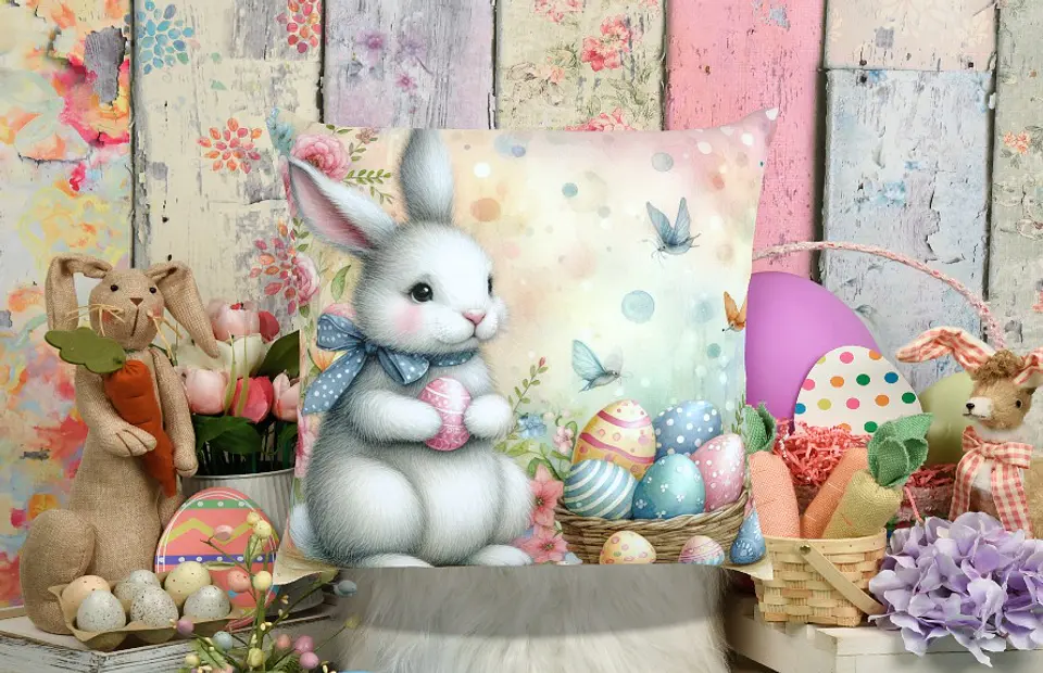 Vintage Easter Pillow 5