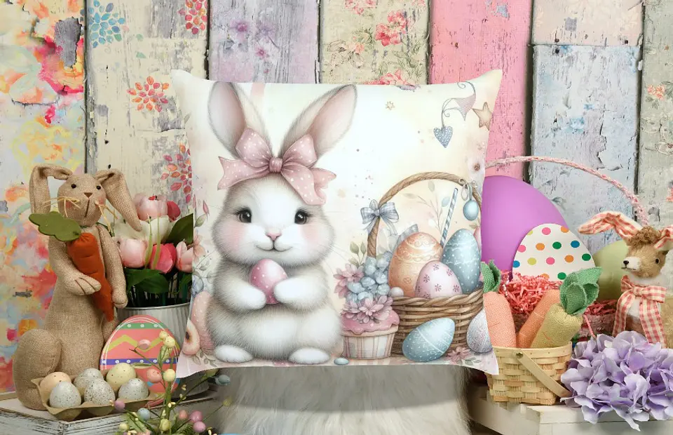 Vintage Easter Pillow 7