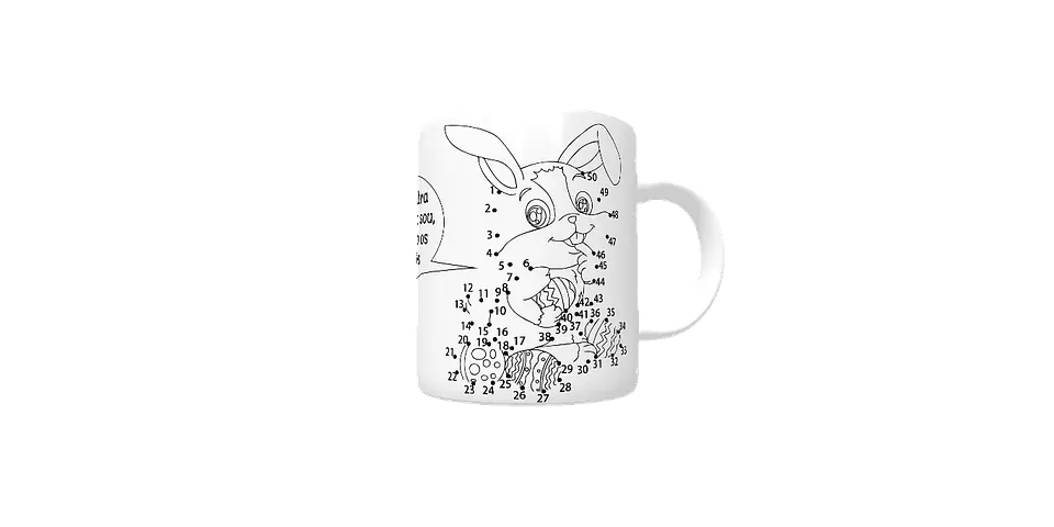 Caneca Páscoa Ligue os pontos 6