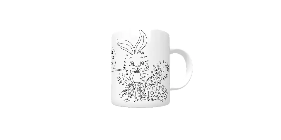 Caneca Páscoa Ligue os pontos 10