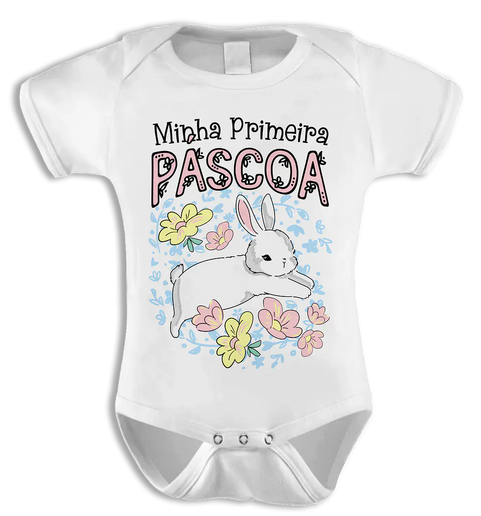 Body Bebé Páscoa com nome  7
