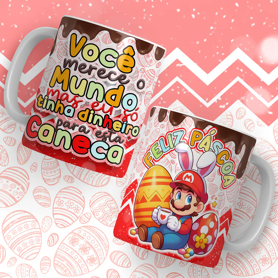 Colección de tazas de Pascua de Mario 13