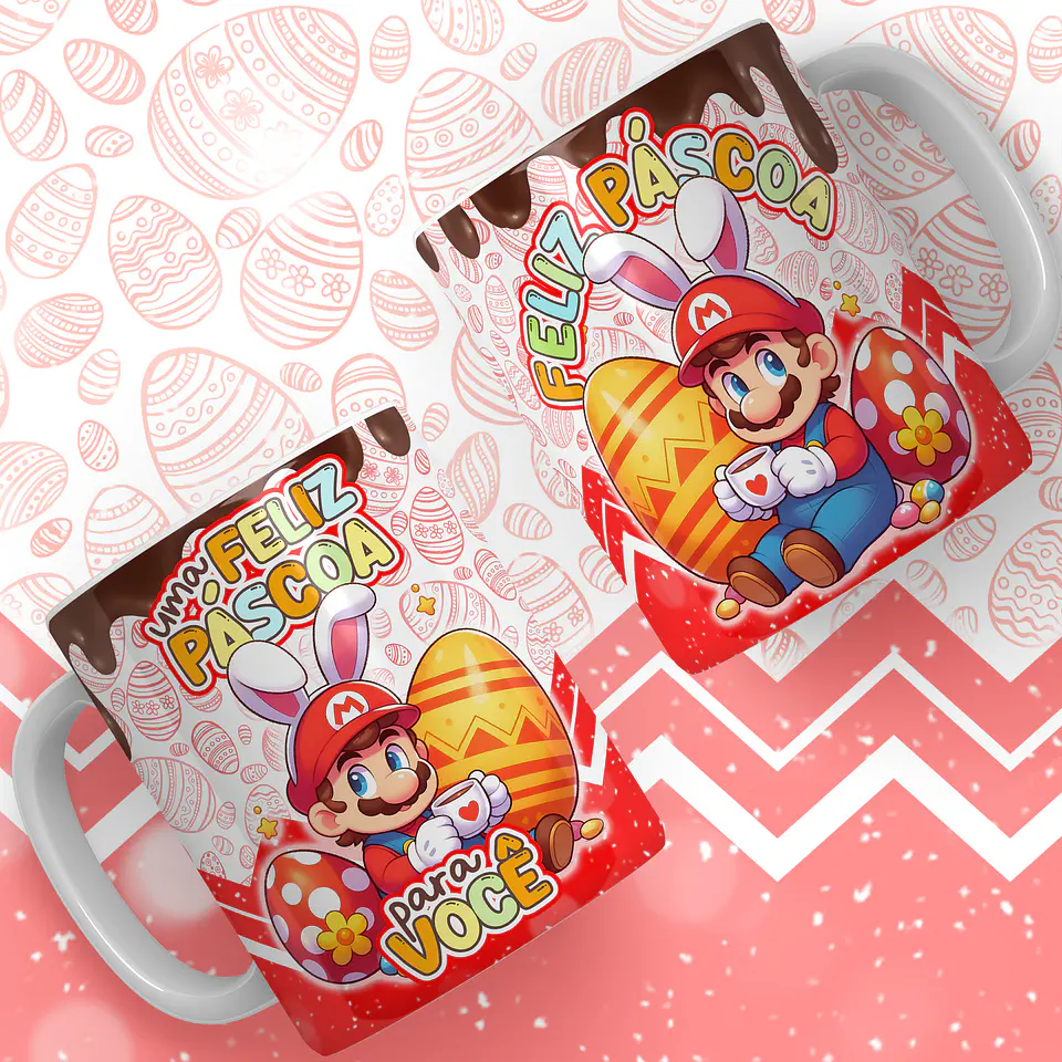 Colección de tazas de Pascua de Mario 14