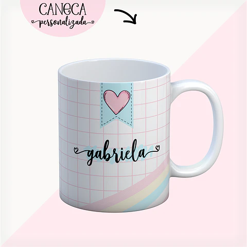Caneca Fundo delicado