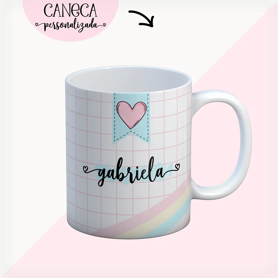 Caneca Fundo delicado 1