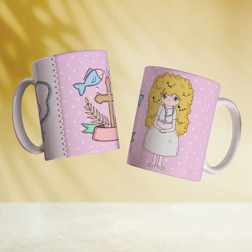 Colección de tazas de bautismo y comunión 1