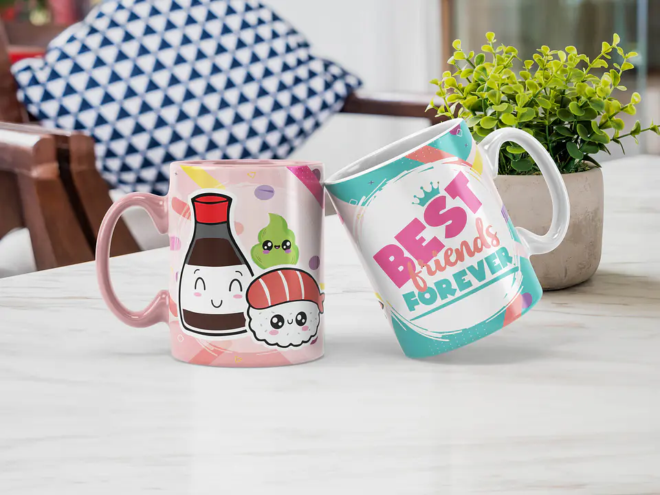 Coleção Caneca Amizade Fofo 3