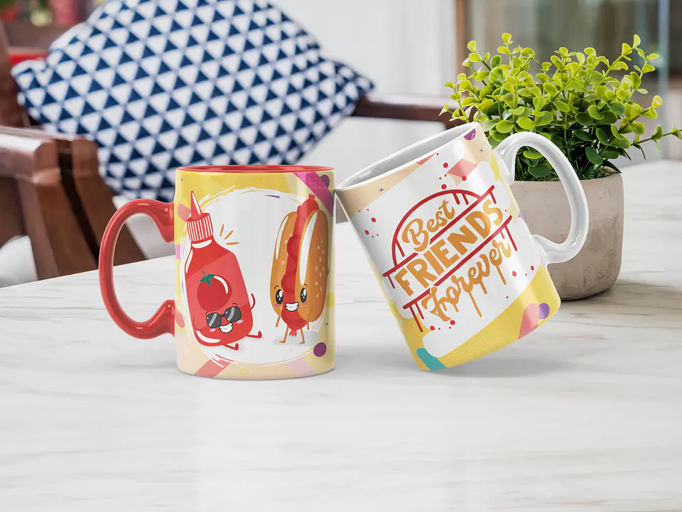 Coleção Caneca Amizade Fofo 5