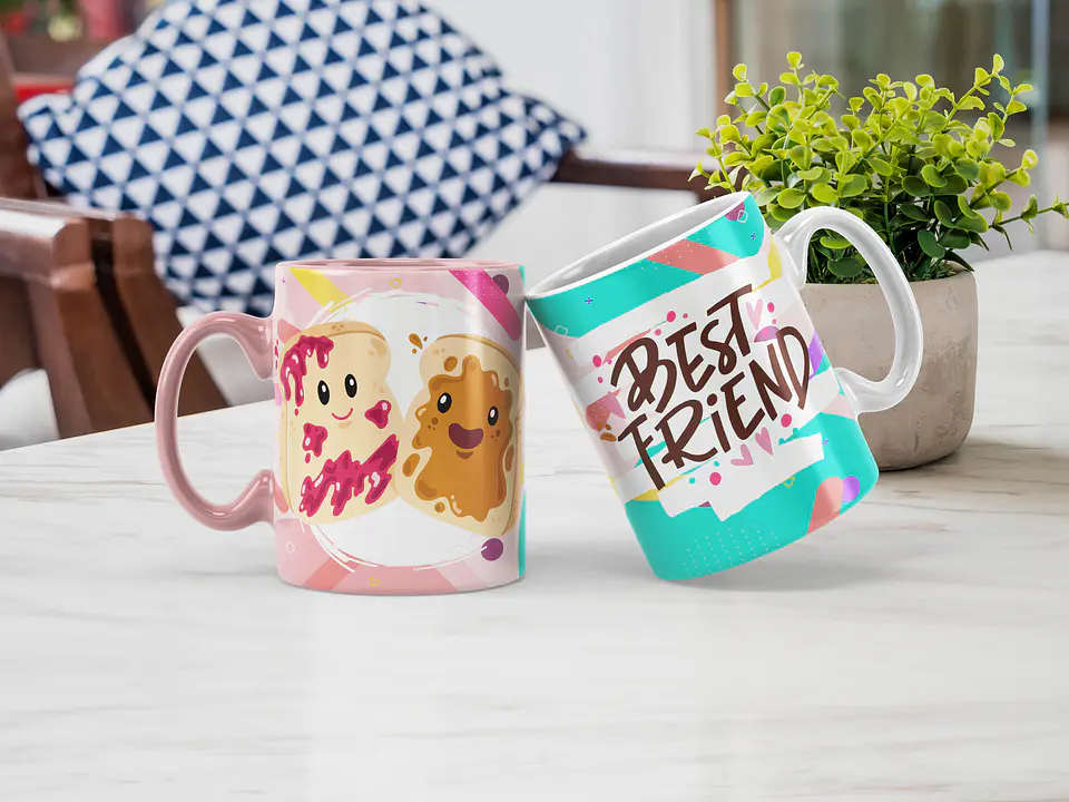 Coleção Caneca Amizade Fofo 7