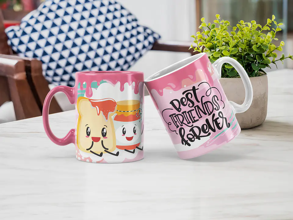 Coleção Caneca Amizade Fofo 10