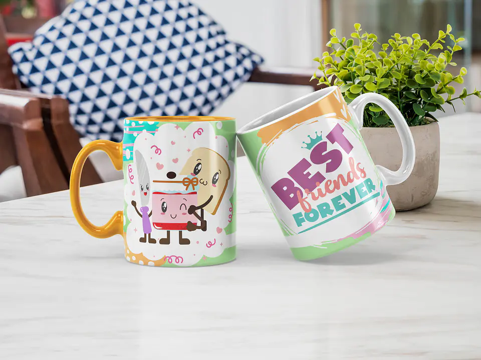 Coleção Caneca Amizade Fofo 11