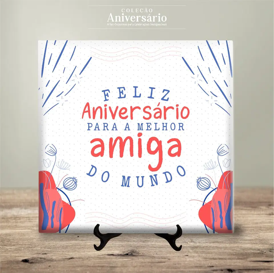 Azulejo Feliz Aniversário 3