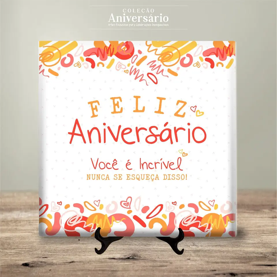Azulejo Feliz Aniversário 5