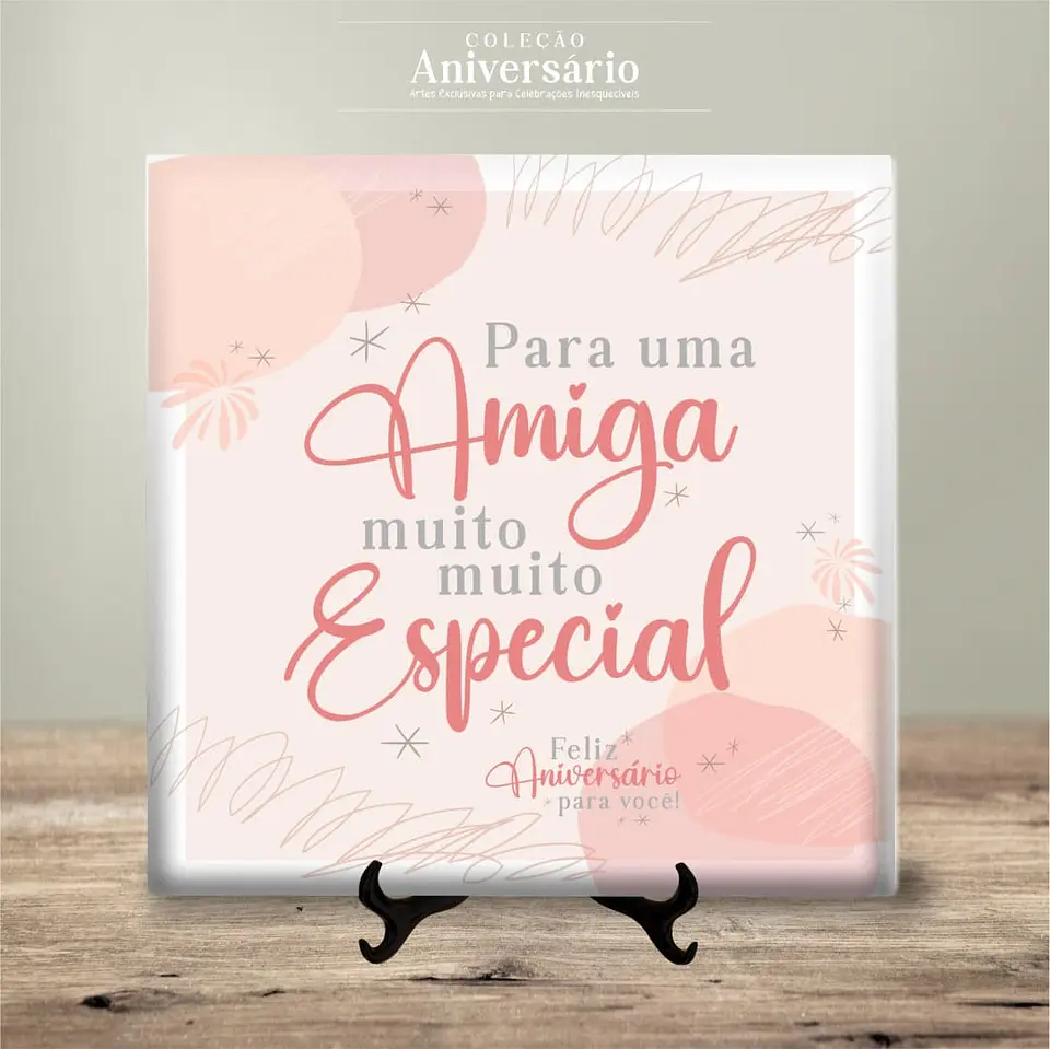 Azulejo Feliz Aniversário 6