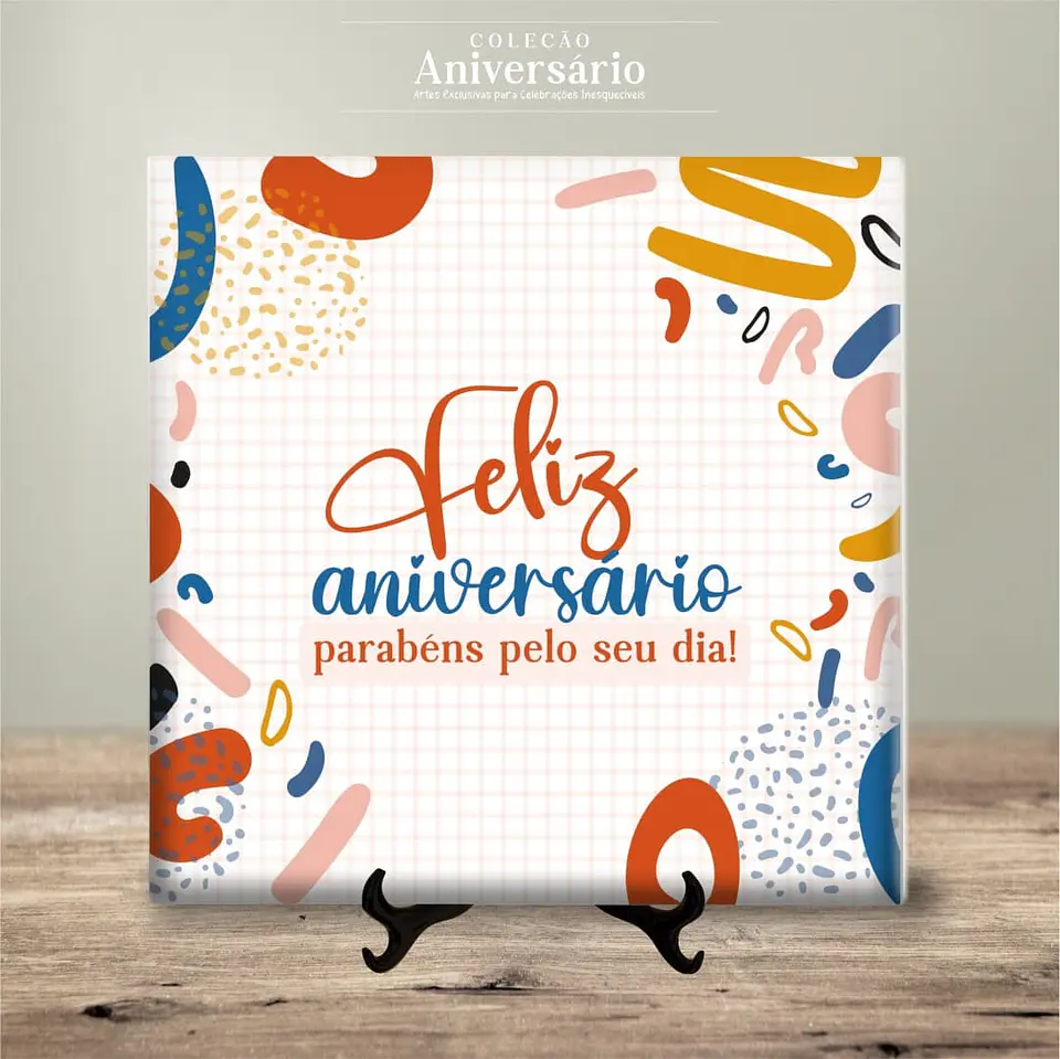 Azulejo Feliz Aniversário 8