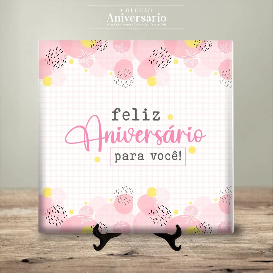 Azulejo Feliz Aniversário 16