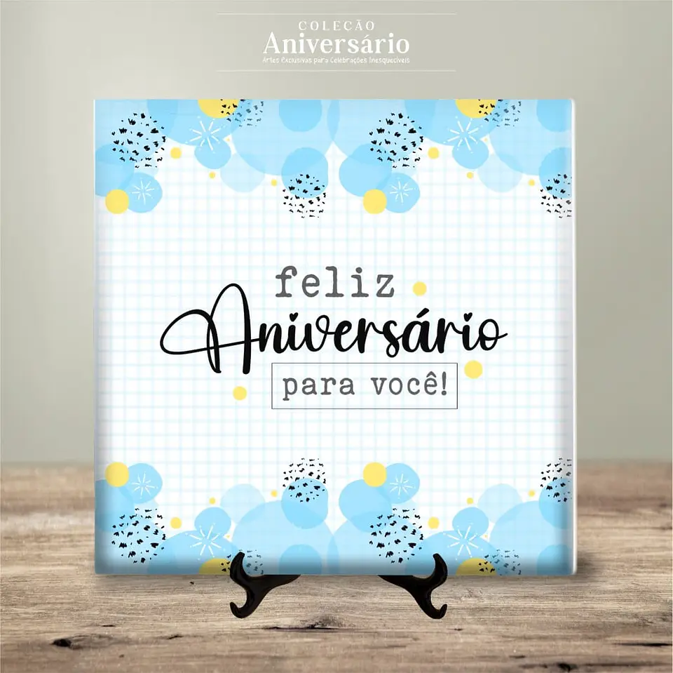 Azulejo Feliz Aniversário 17
