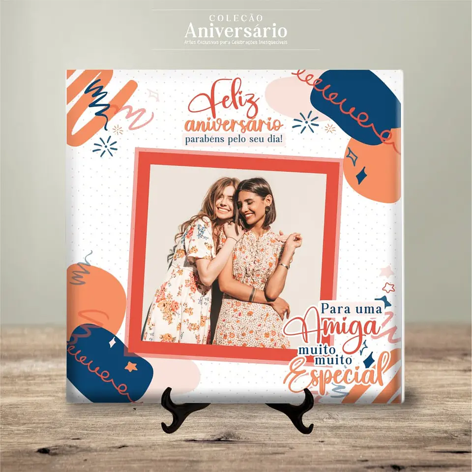 Azulejo Feliz Aniversário 20