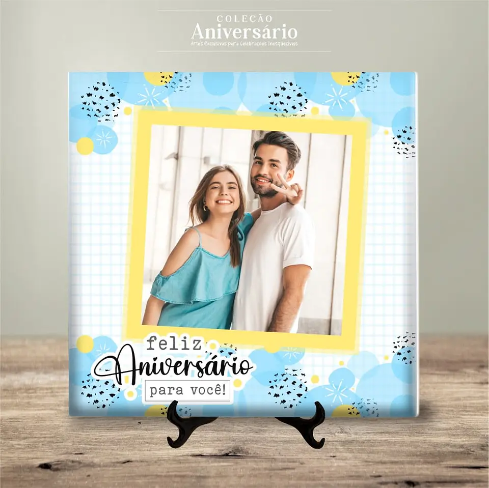 Azulejo Feliz Aniversário 22
