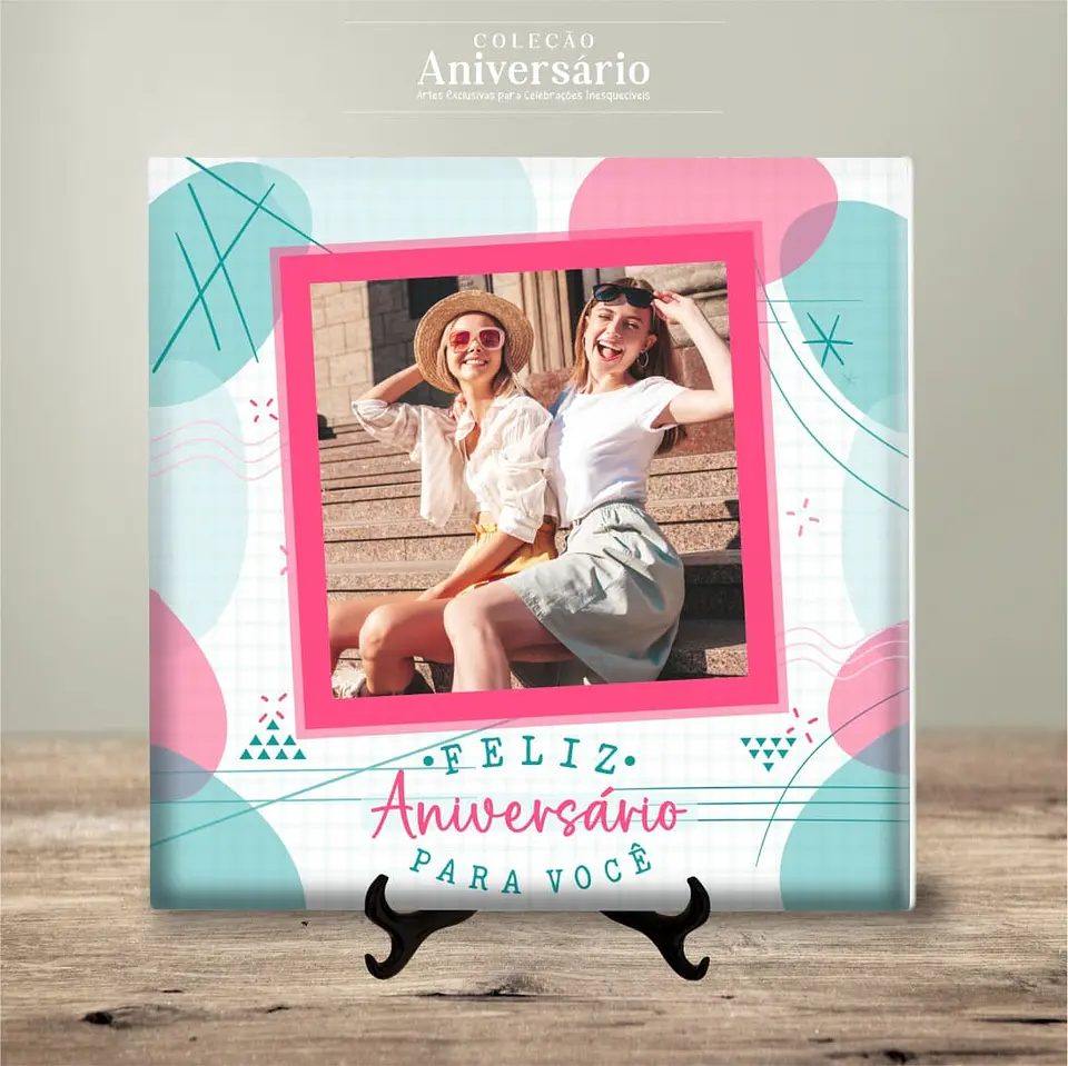 Azulejo Feliz Aniversário 23