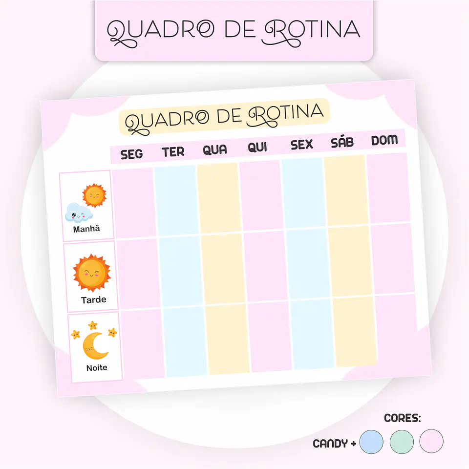 Cuadro de rutina 1