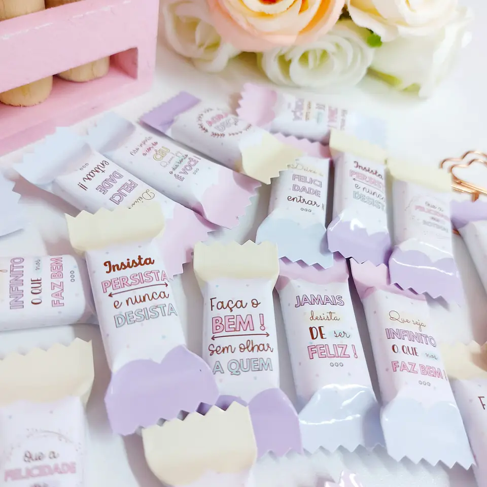 kit motivacional candy colors 18