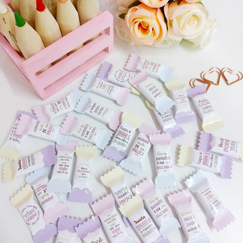 kit motivacional candy colors 28
