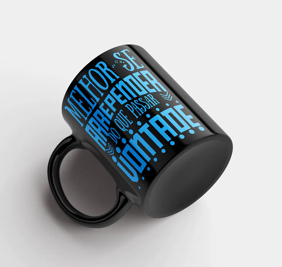 All Black Drink Mug Collection 2