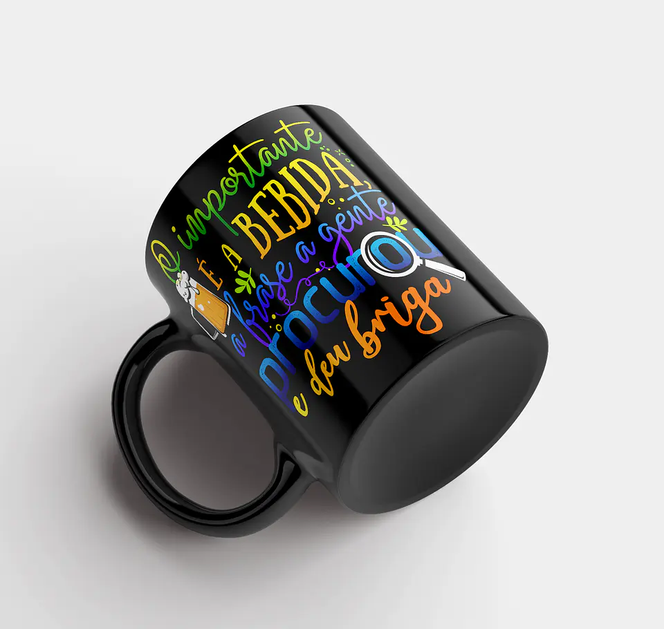 All Black Drink Mug Collection 13
