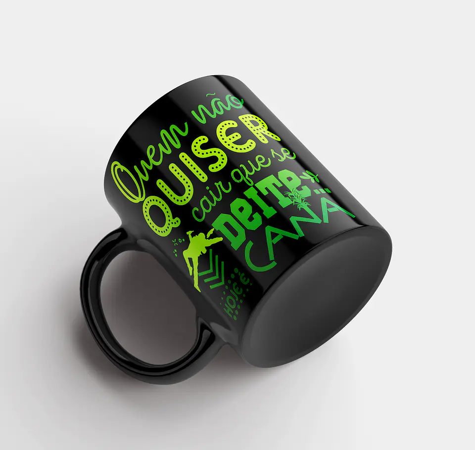 All Black Drink Mug Collection 14