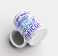 Taza para beber con asa blanca - Miniatura 6