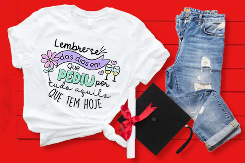 Coleção T-shirt Motivacional colorida 2