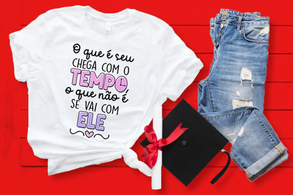 Coleção T-shirt Motivacional colorida 10