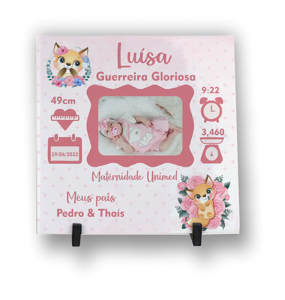 Azulejo Personalizado do bebé temas engraçados 2