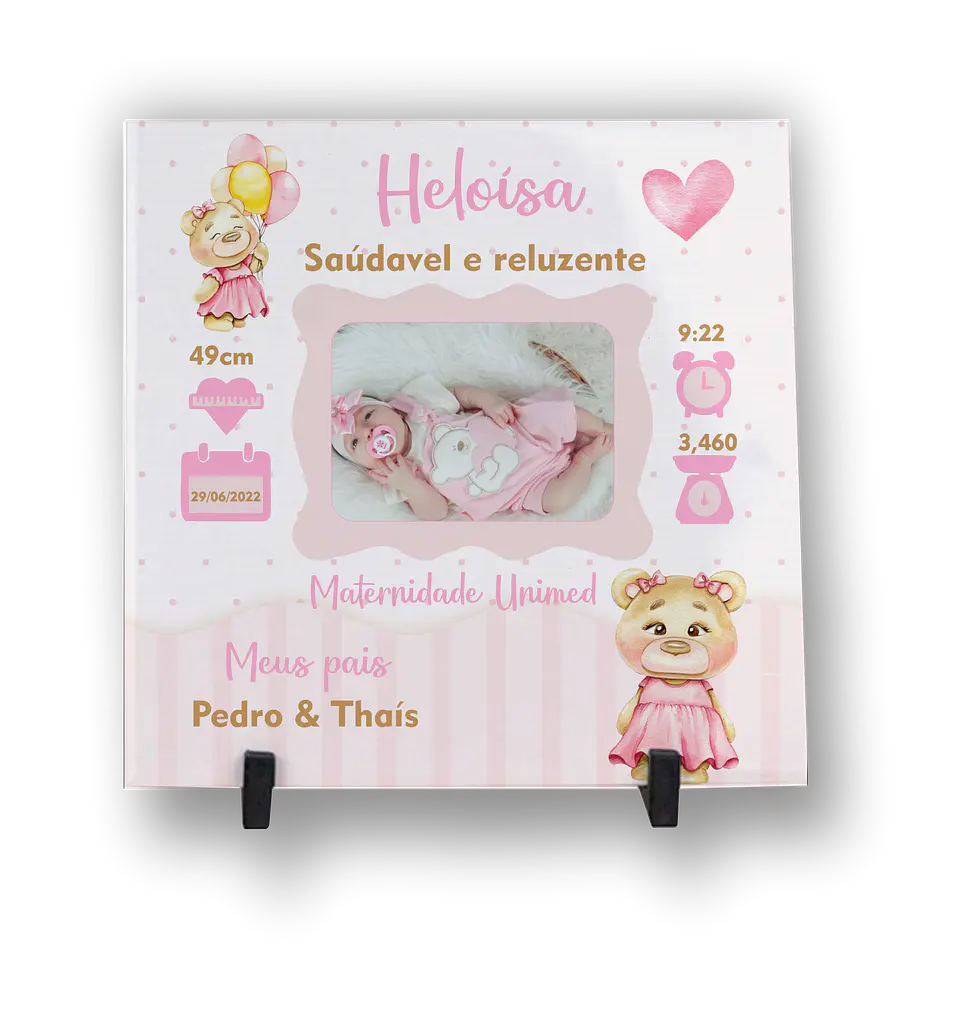 Azulejo Personalizado do bebé temas engraçados 4