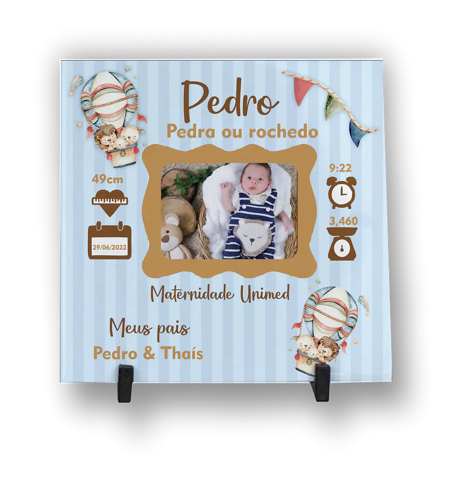 Azulejo Personalizado do bebé temas engraçados 5