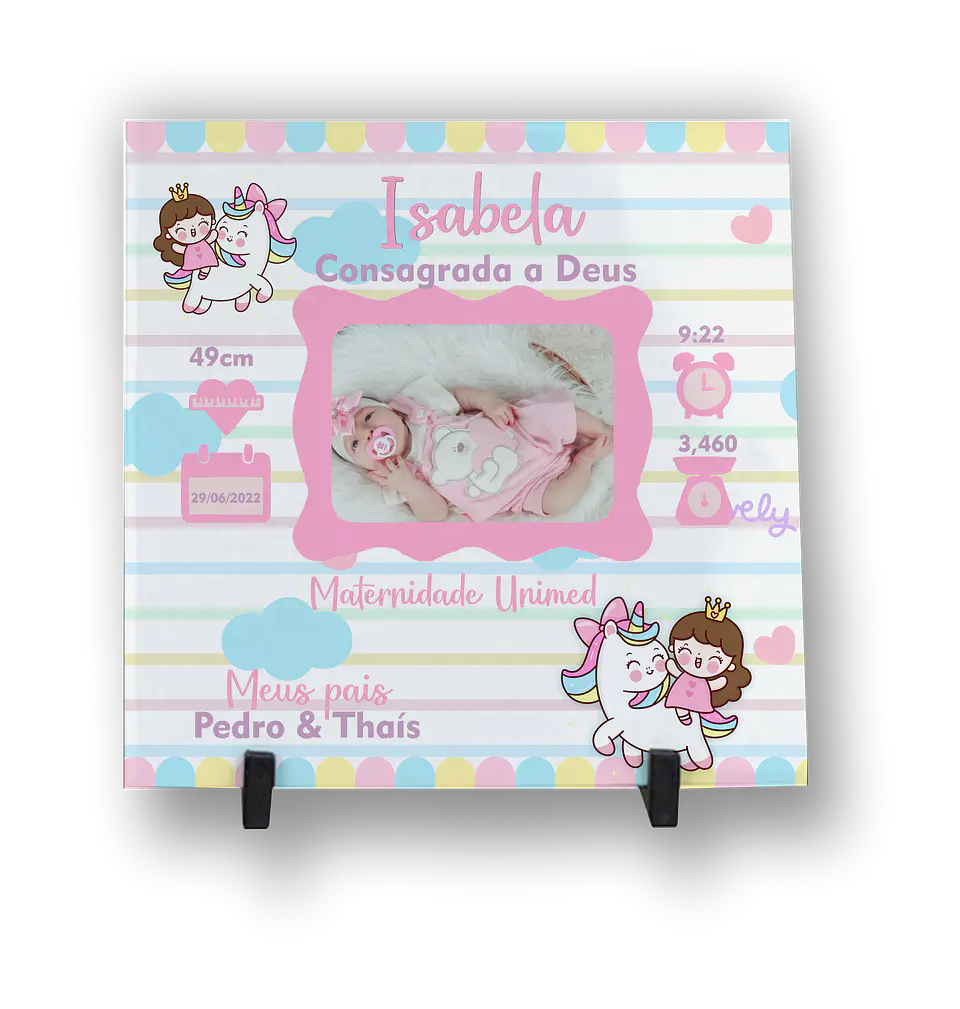 Azulejo Personalizado do bebé temas engraçados 9