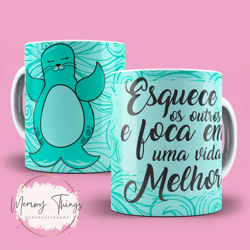 Coleção Caneca Foca Focada 5
