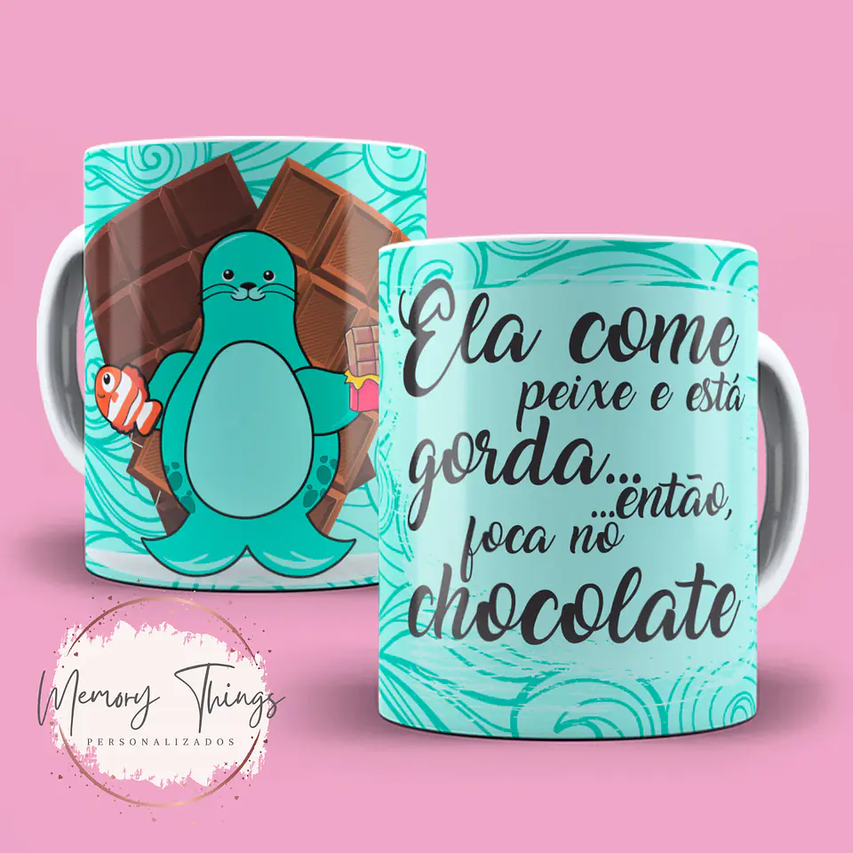 Coleção Caneca Foca Focada 9