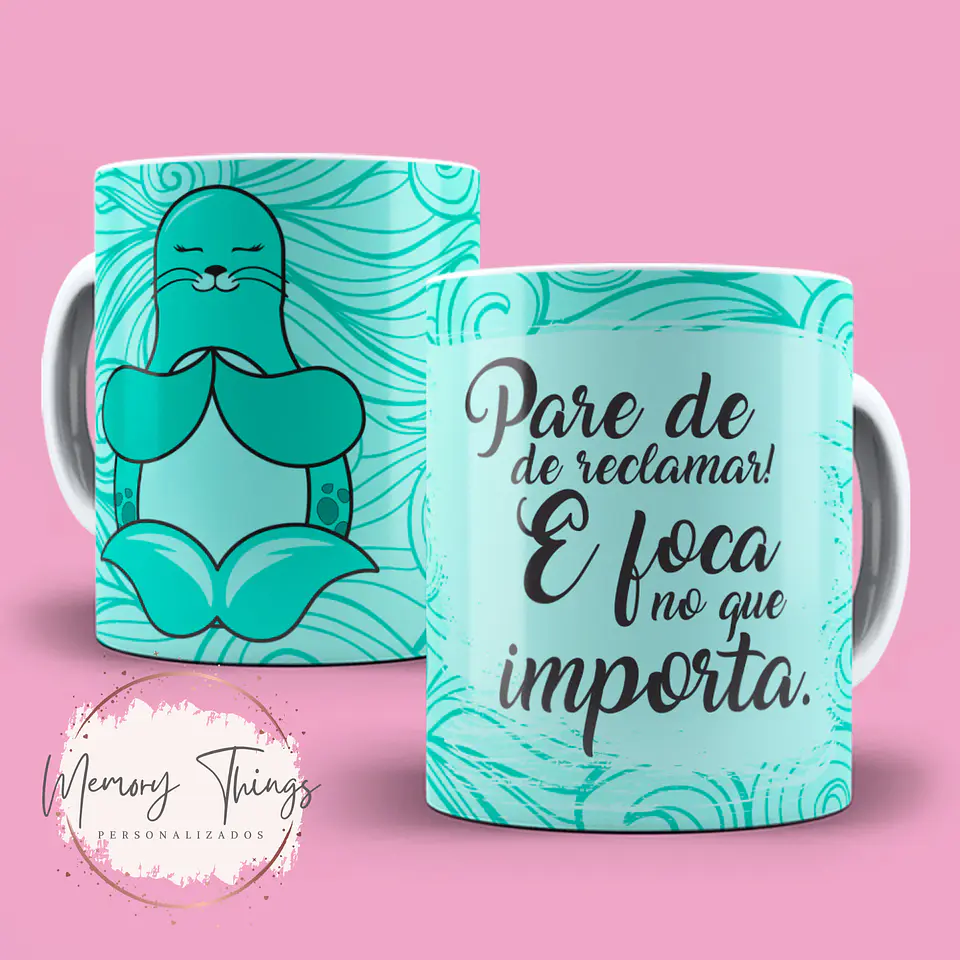 Coleção Caneca Foca Focada 15